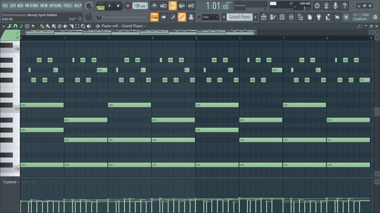 How To Make Dancehall Beat In Fl Studio 24 for BEGINNERS / Money Spirit Riddim  @1RenadoRecords