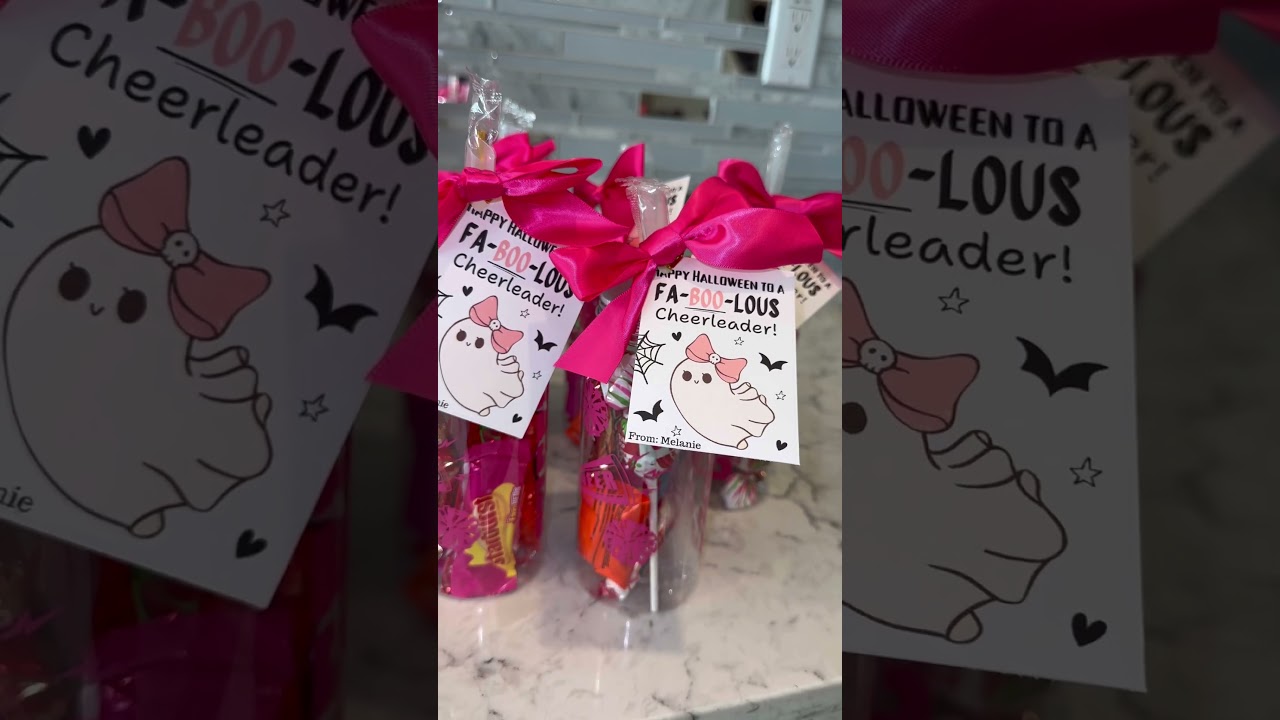 Cheer Boo Tumblers for cheerleaders 