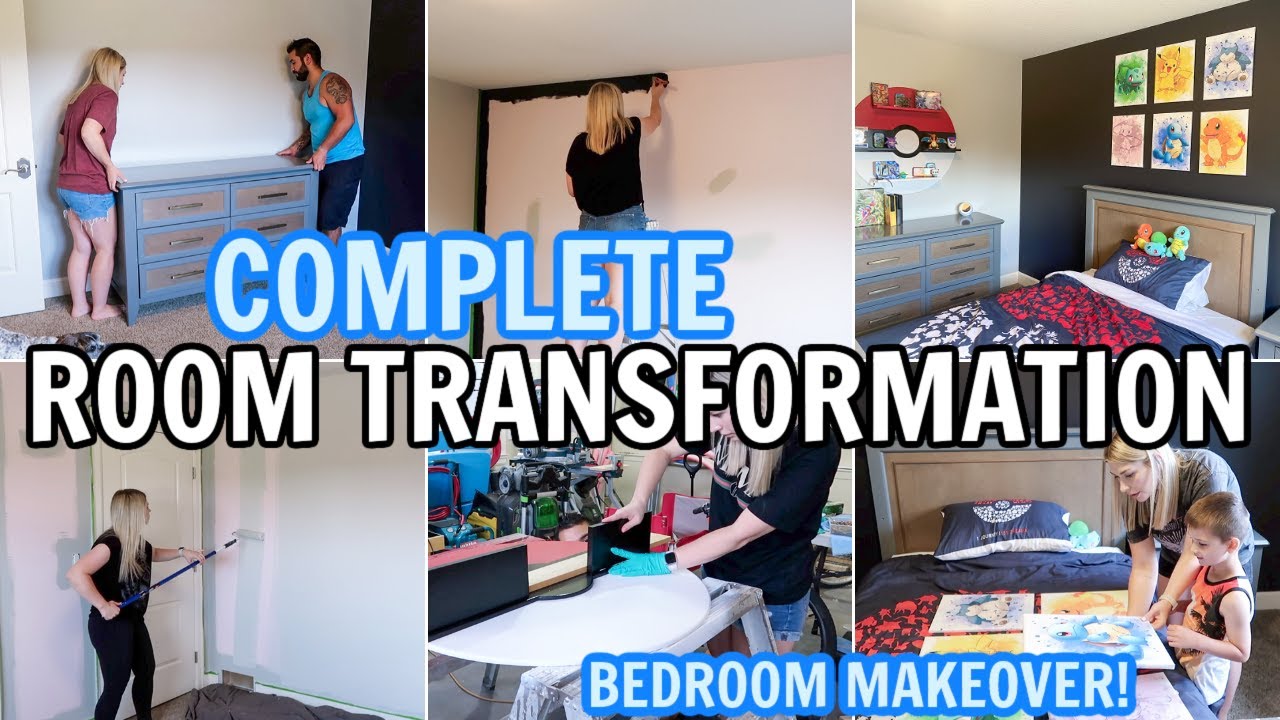 COMPLETE BEDROOM TRANSFORMATION | CLEAN WITH ME & ROOM MAKEOVER | CLEANING MOTIVATION| ALEAH MARTINS