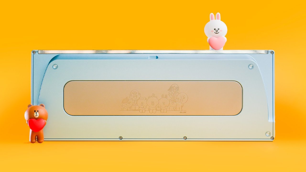 Пользовательская клавиатура Line Friends?