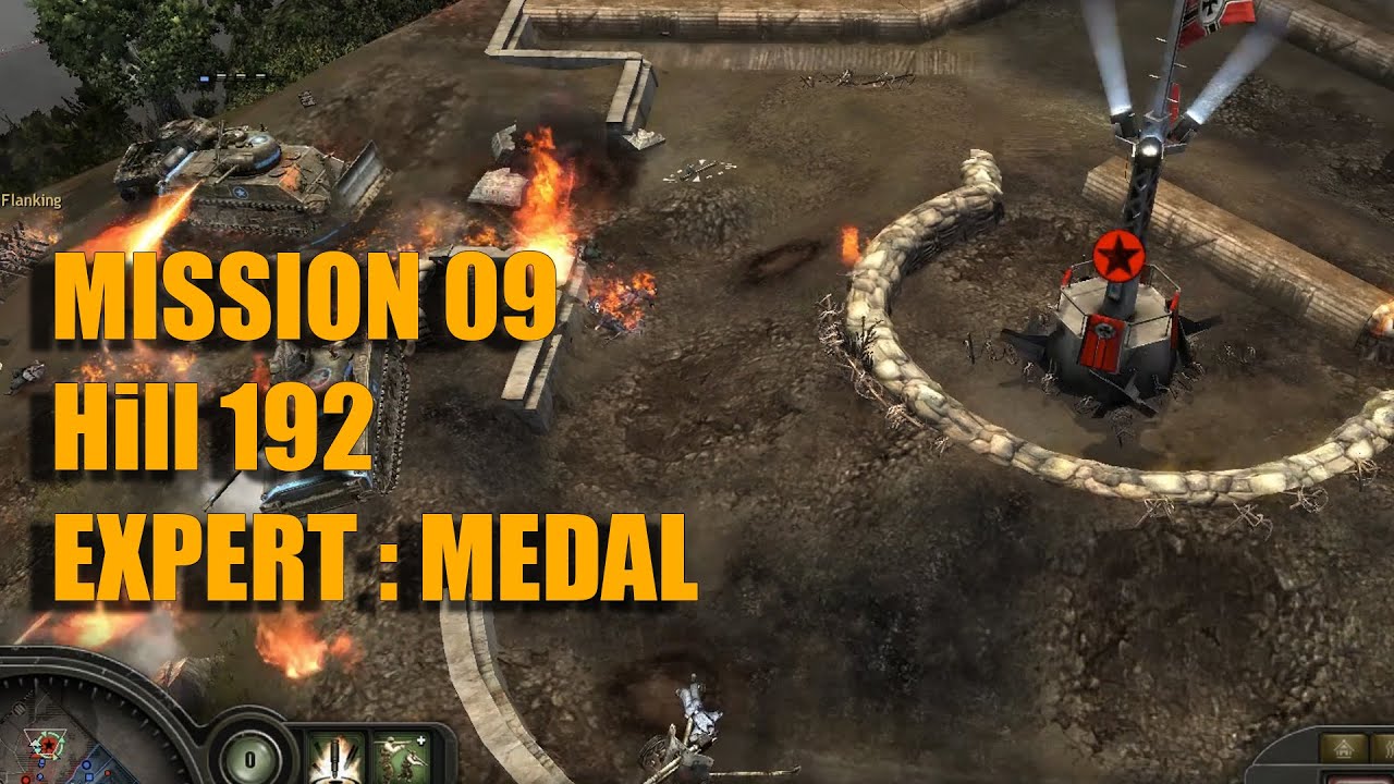 Mission 9 HILL 192 Expert MEDAL Company of Heroes