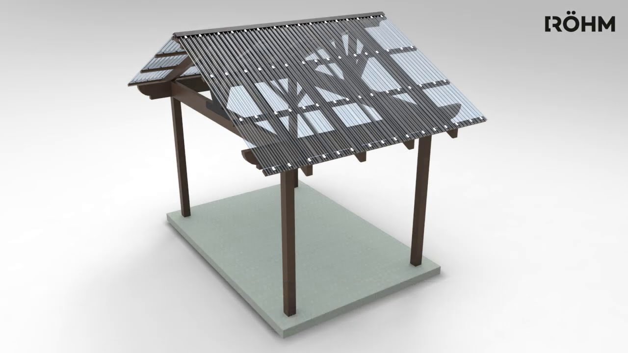 ACRYLITE&reg; Wave Profile for Patio Covers and Pergolas