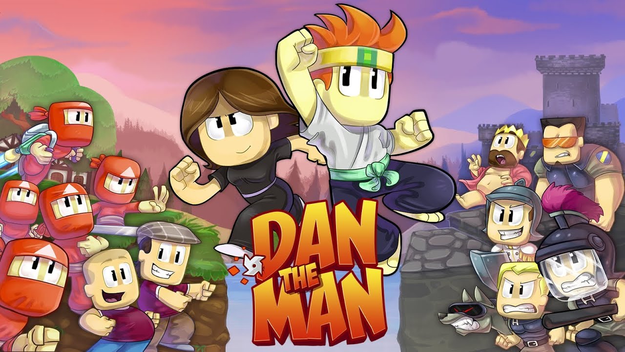 DAN THE MAN - уровень 8-3-2 - ВСЕ СЕКРЕТНЫЕ ЗОНЫ - ПРОХОЖДЕНИЕ