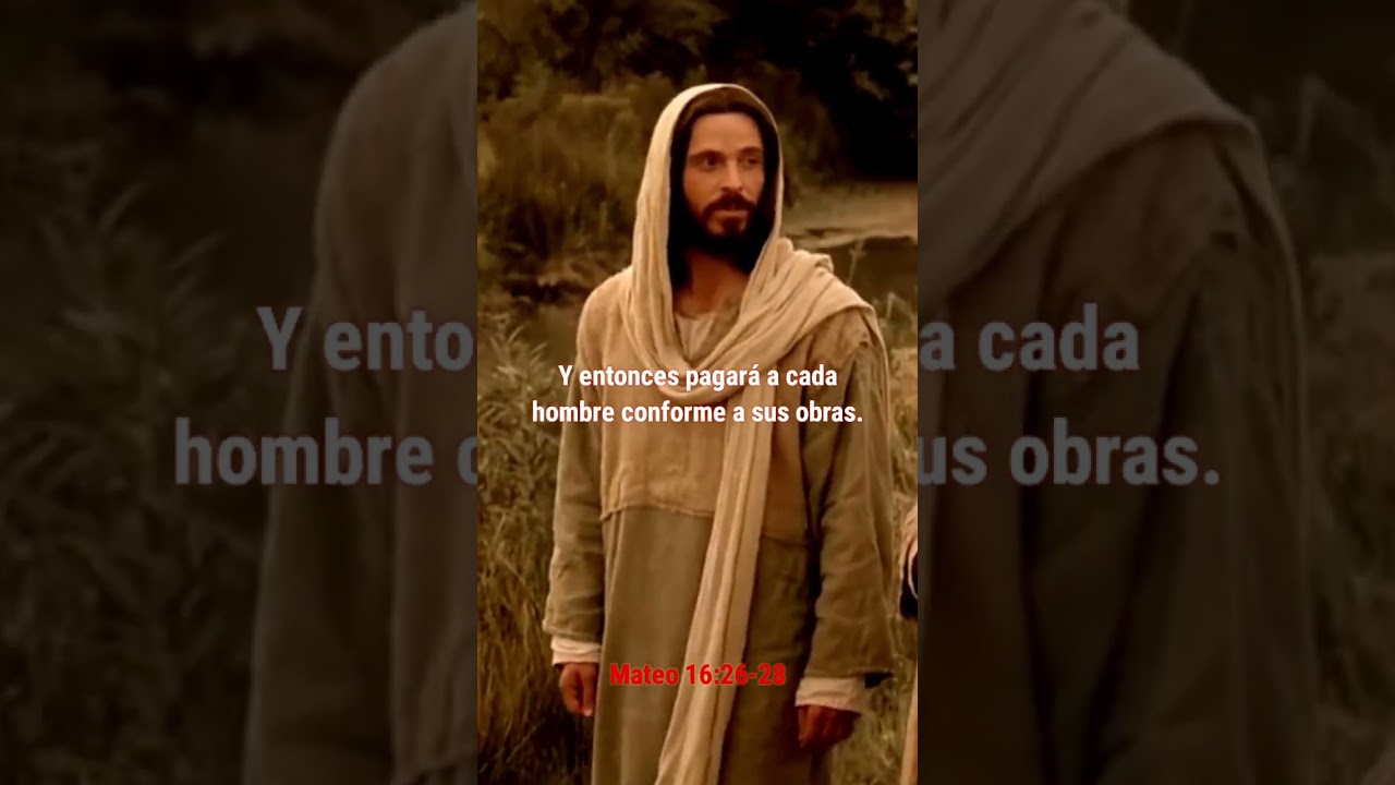 Jes&uacute;s anuncia su segunda venida (Mateo 16:26-28) #Shorts