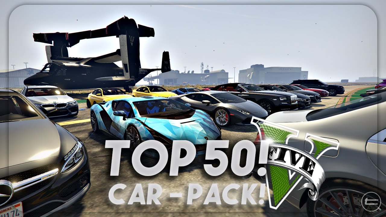 Top50! Vehicles pack for GTA 5