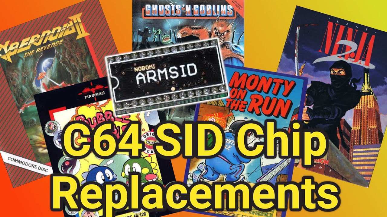 Comparing the ARMSID, Nano SwinSID & MOS 6581 Sound Chips for the C64