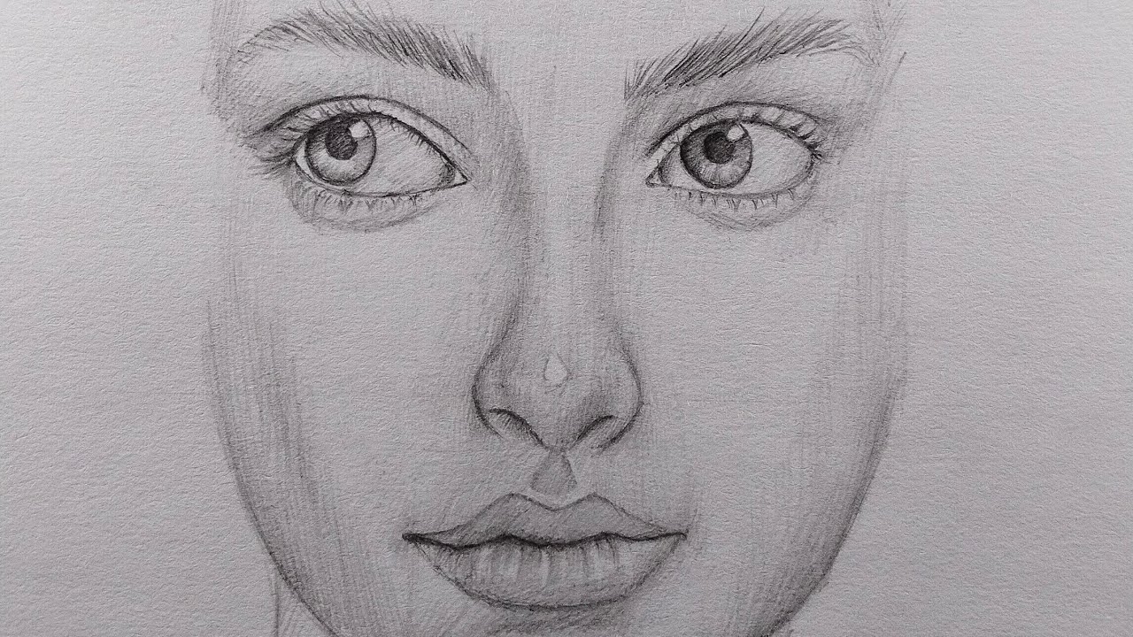 How to Draw a Girl's Face Using Loomis Guidelines | Easy Tutorial