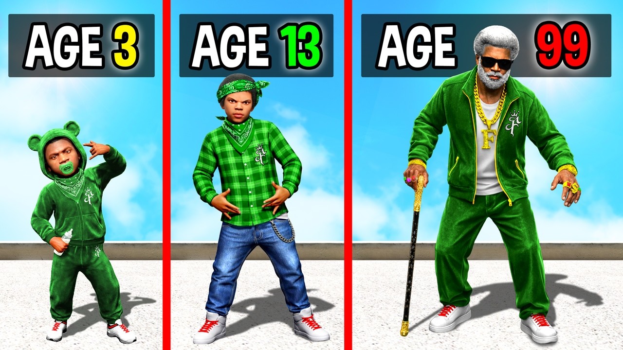 Survive 99 YEARS in the GANG in GTA 5!