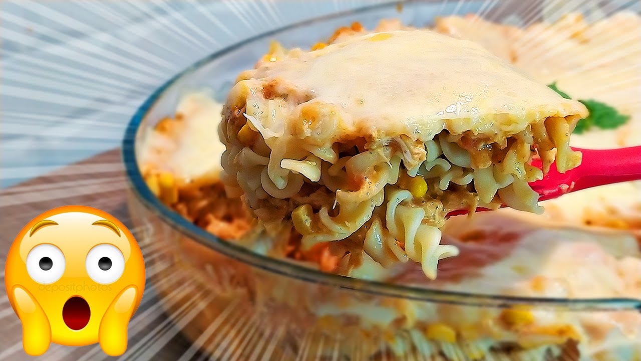 😋 ALMOÇO RÁPIDO | MACARRÃO DE FORNO 😍