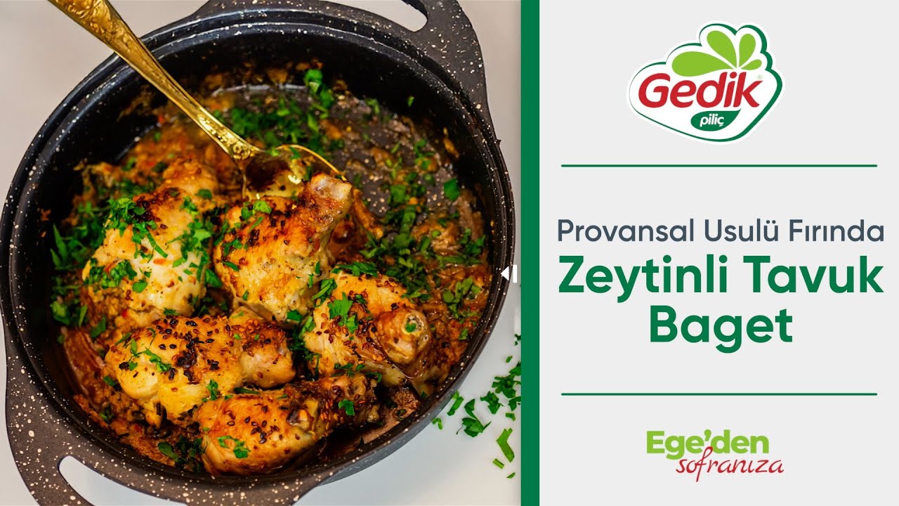 Chef Rafet İnce ile  Provansal Usul&uuml; Fırında Zeytinli Tavuk Baget