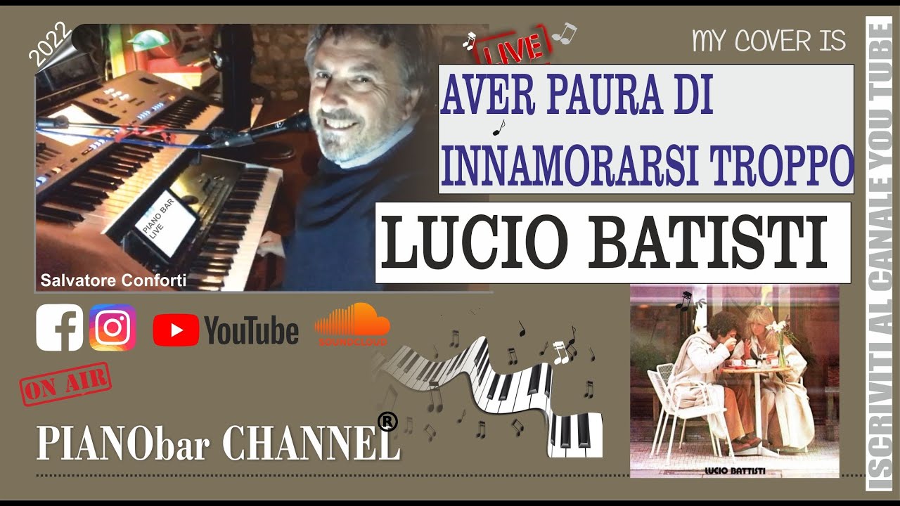 AVER PAURA DI INNAMORARSI TROPPO #cover #luciobattisti