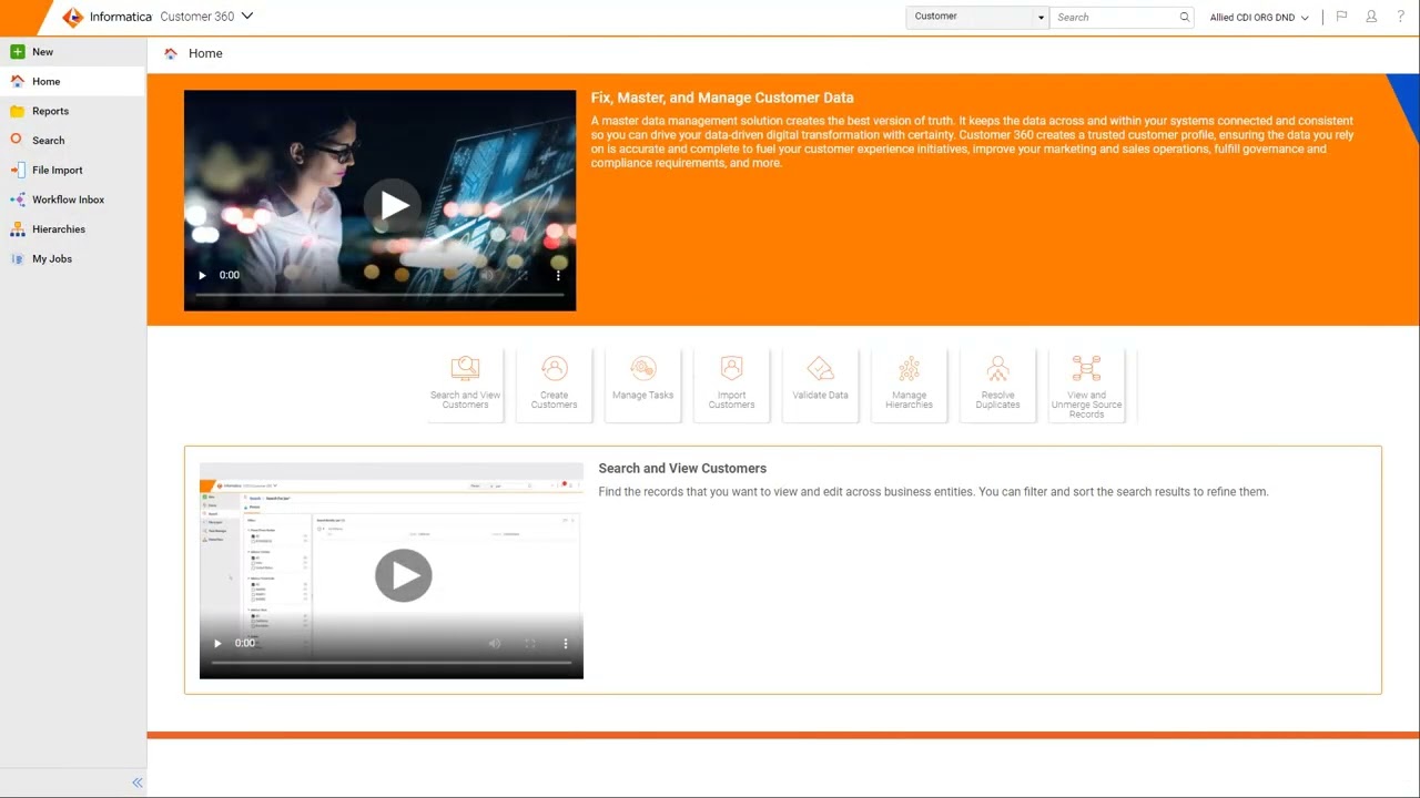 Informatica Business 360 Console |Customize MDM SaaS Data Model| IDMC | Customer 360 SaaS Data Model