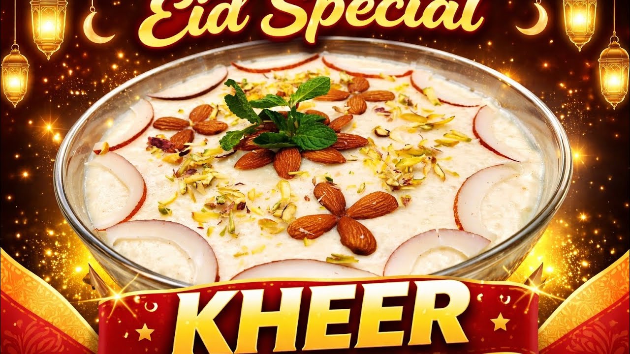 عید اسپیشل کھیر | کریمی شاہی کھیر بنانے کا آسان طریقہ | Eid Special Kheer Recipe