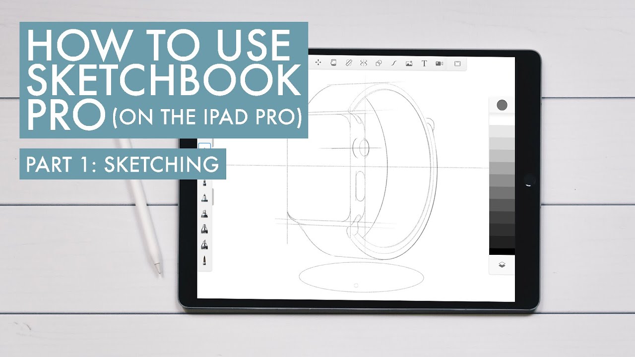 Как использовать Sketchbook Pro (на iPad Pro)