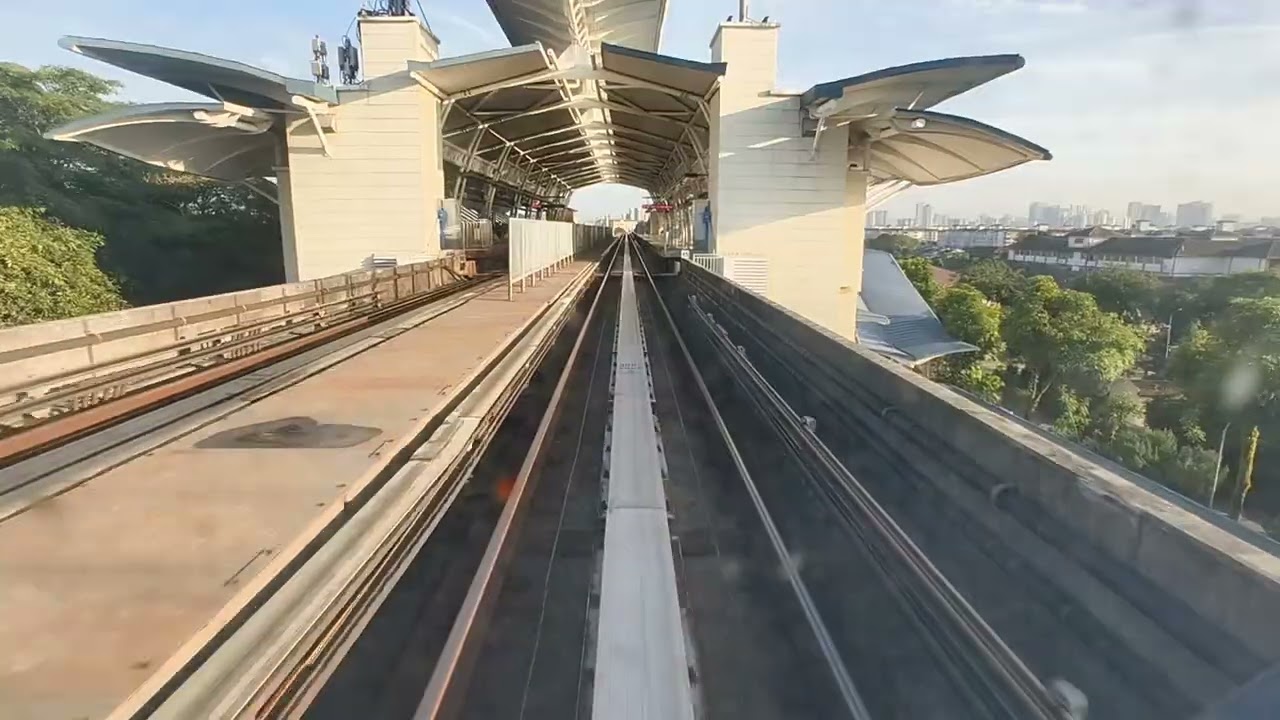 LRT Kelana Jaya Line Alstom Innovia Metro 300 TR33 | USJ 7 ➡️ Alam Megah.