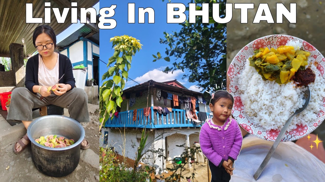 Жизнь в Бутане: Деревенская жизнь в Азии: Бутанская семья в горах