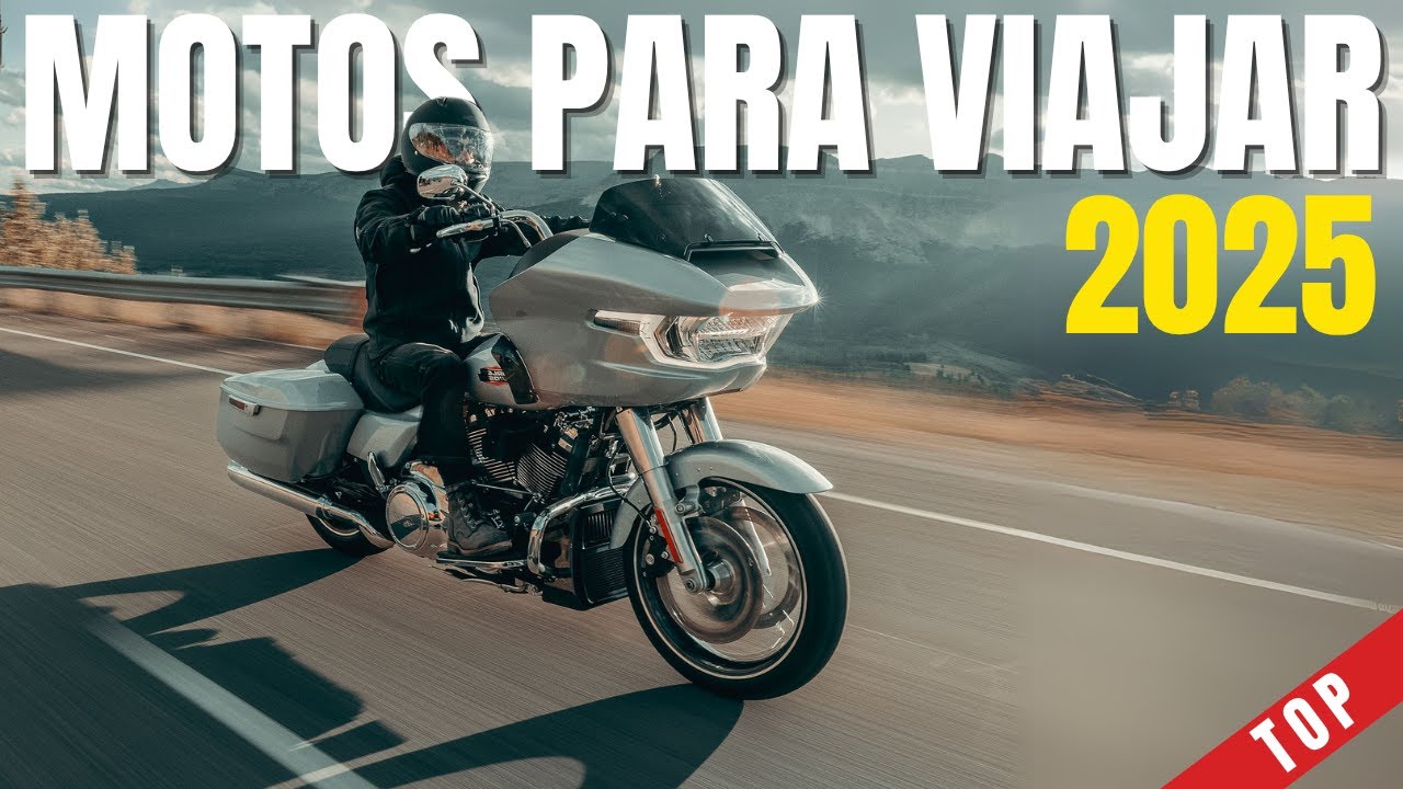 7 Motos PERFECTAS para VIAJES LARGOS en 2025