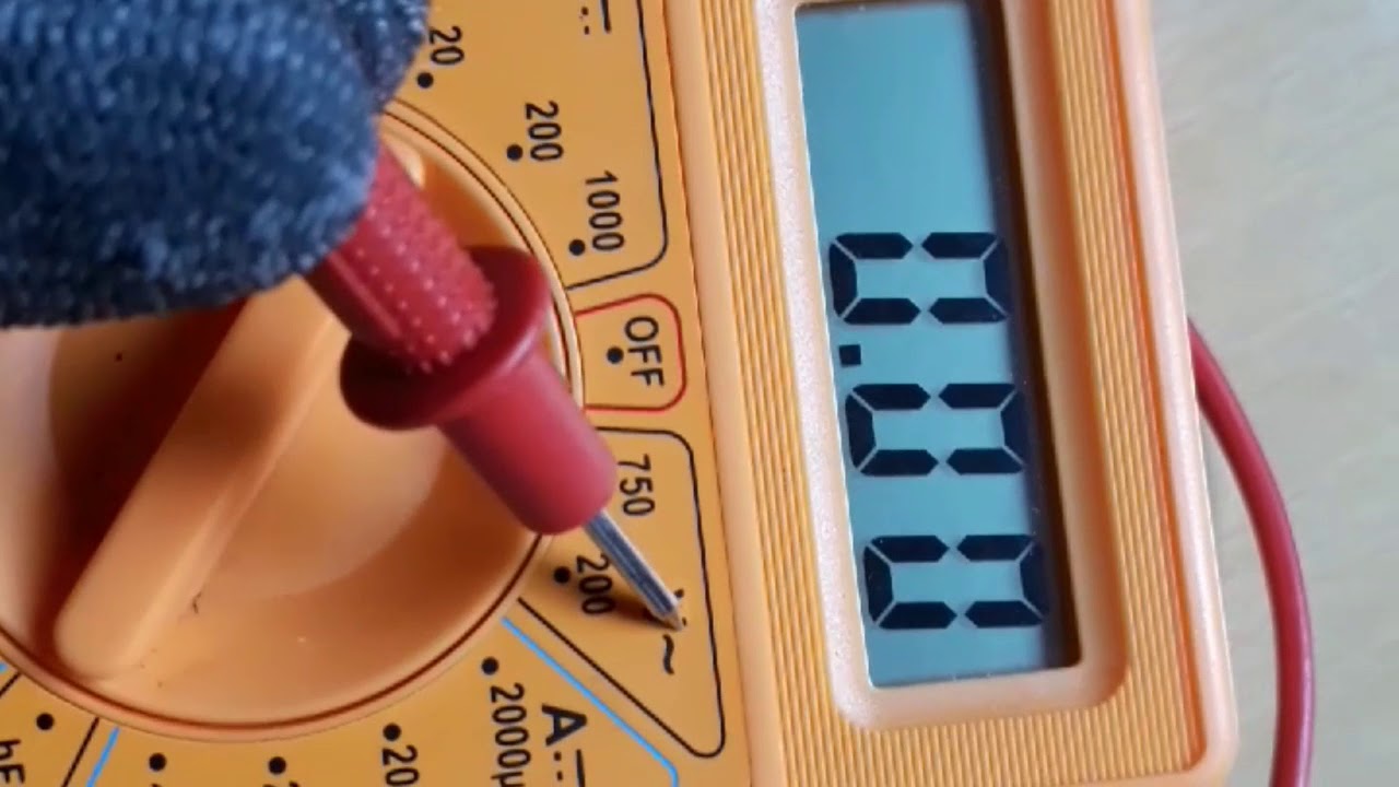 Como usar um multimetro digital vídeo aula passo a passo.