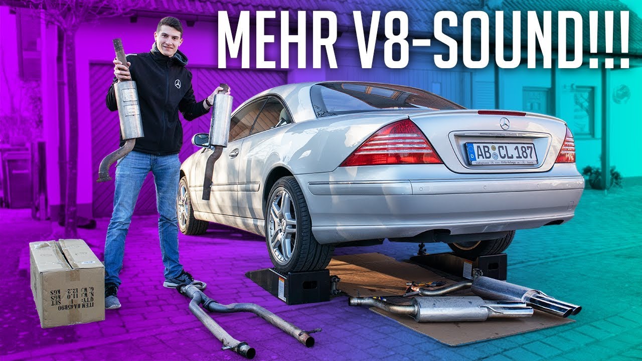 Mehr V8-Sound für den CL 500 mit neuen MAE Mittelschalldämpfern! | RB Engineering
