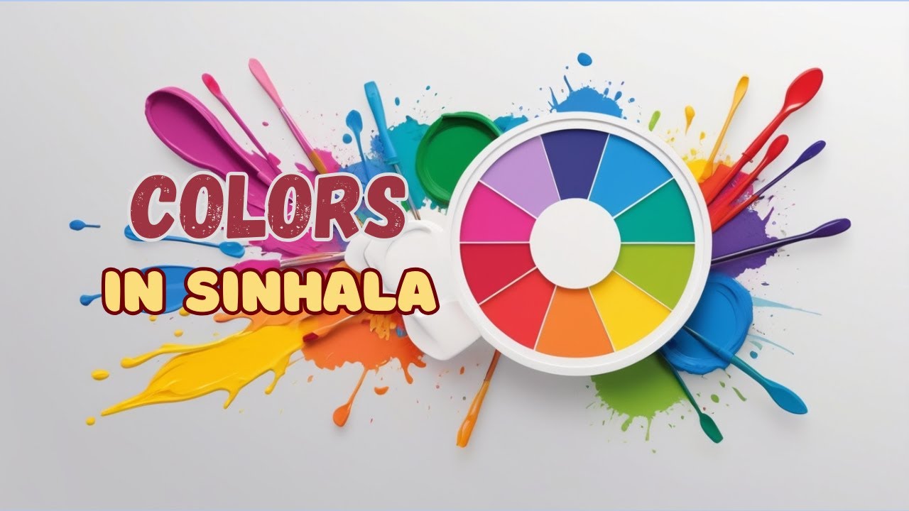Learn Colors in Sinhala