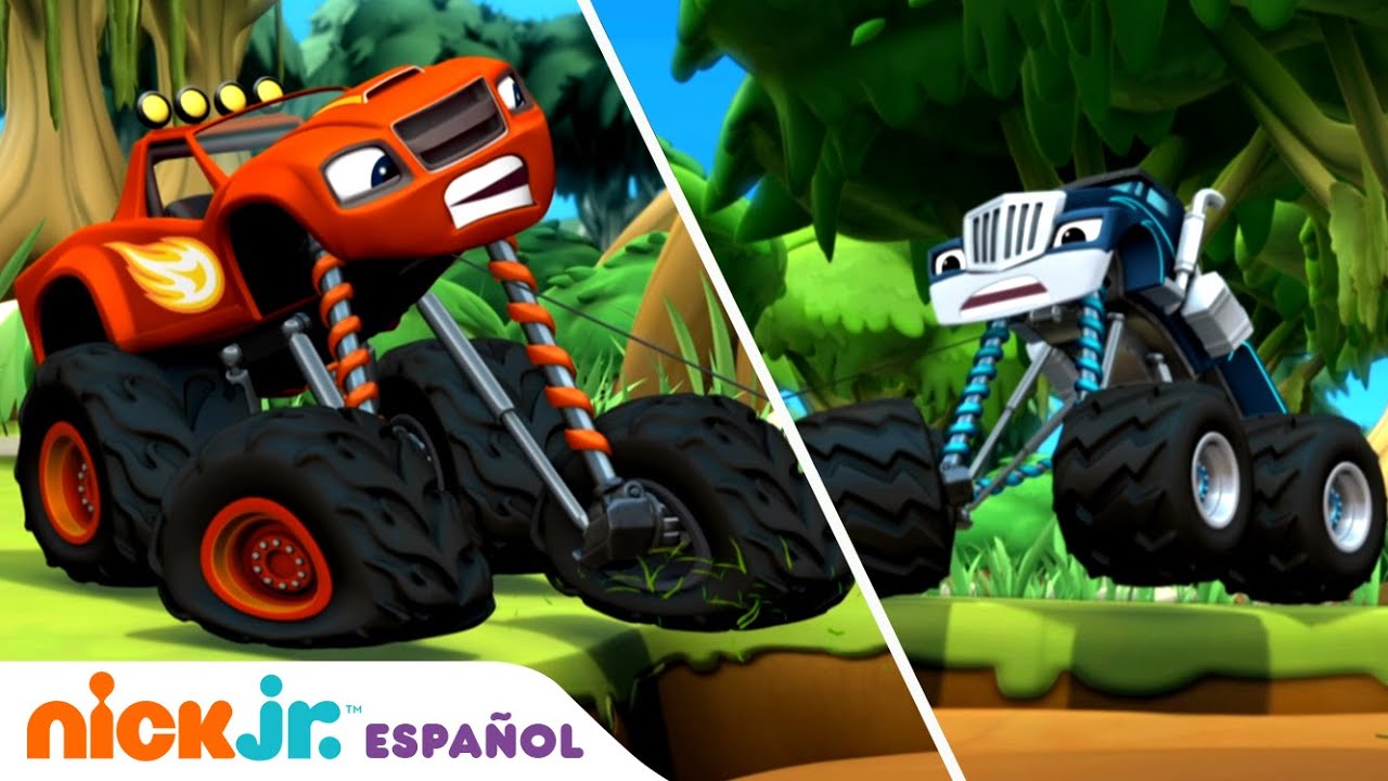 Blaze y los Monster Machines | Blaze rescata a Starla | Nick Jr. en Español