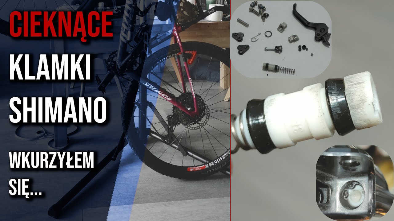 Częsty problem-błąd Shimano? Cieknące klamki Deore M6100.
