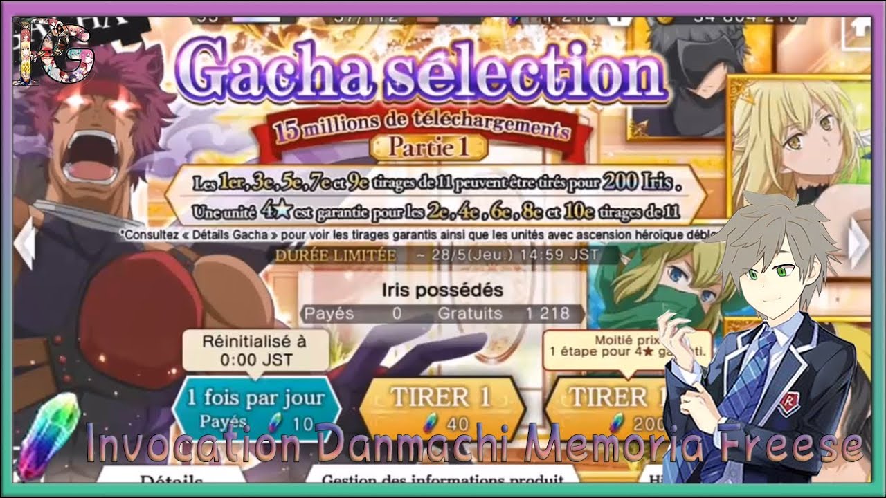 Invocation Danmachi Memoria Freese portail 15 Million de DL on tente de drop le monstre !