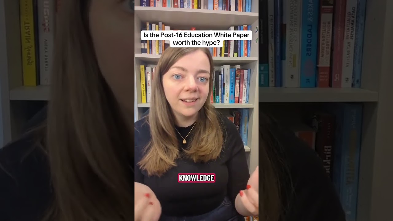 Стоит ли шумихи вокруг правительственной &laquo;Белой книги об образовании после 16 лет&raquo;?🎓