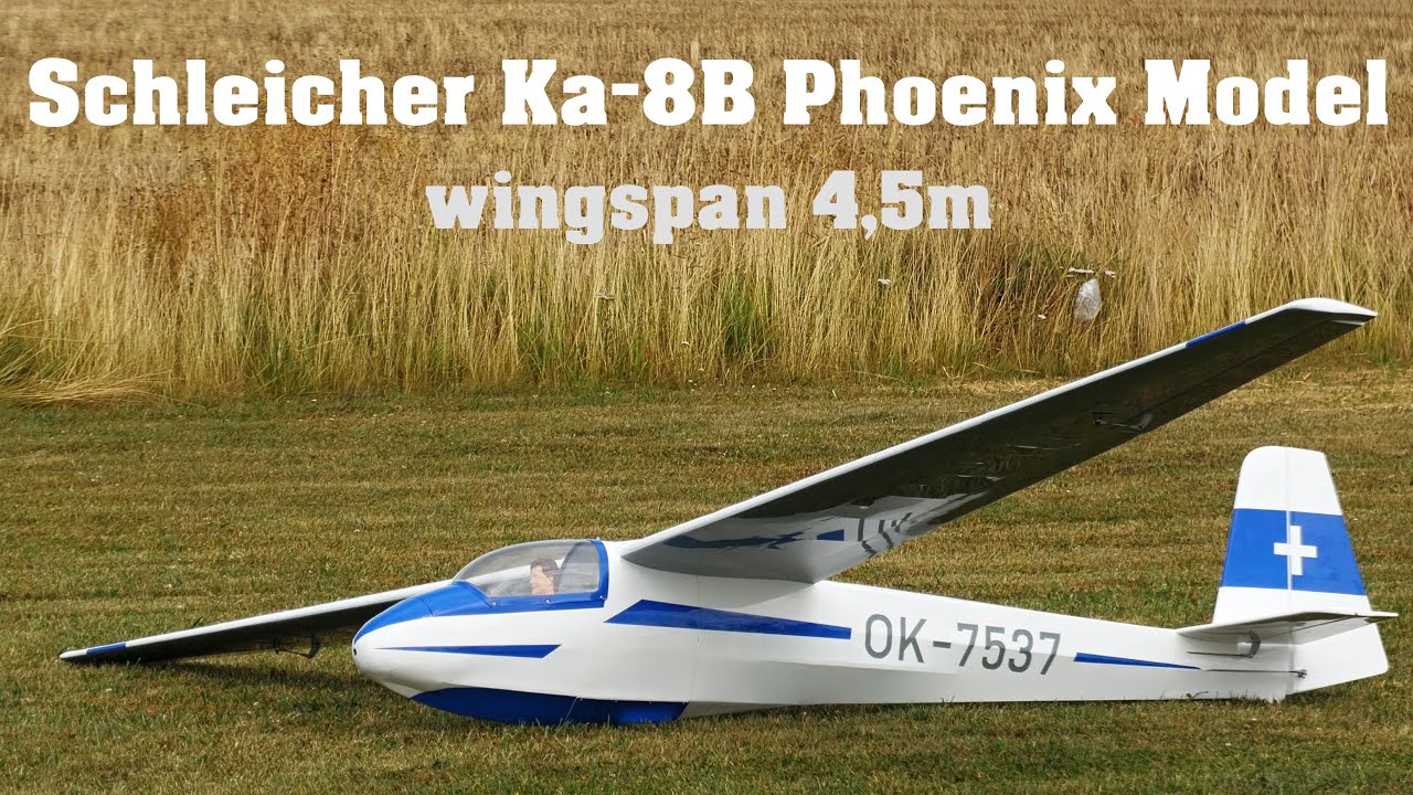 Schleicher Ka-8B Phoenix Model 4,5m | scale RC glider | 4K | Rokytnice 2023