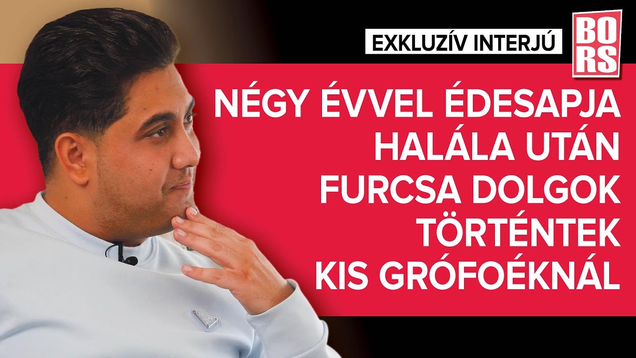 Exkluzív interjú: Négy évvel édesapja halála után furcsa dolgok történtek Kis Grófoéknál