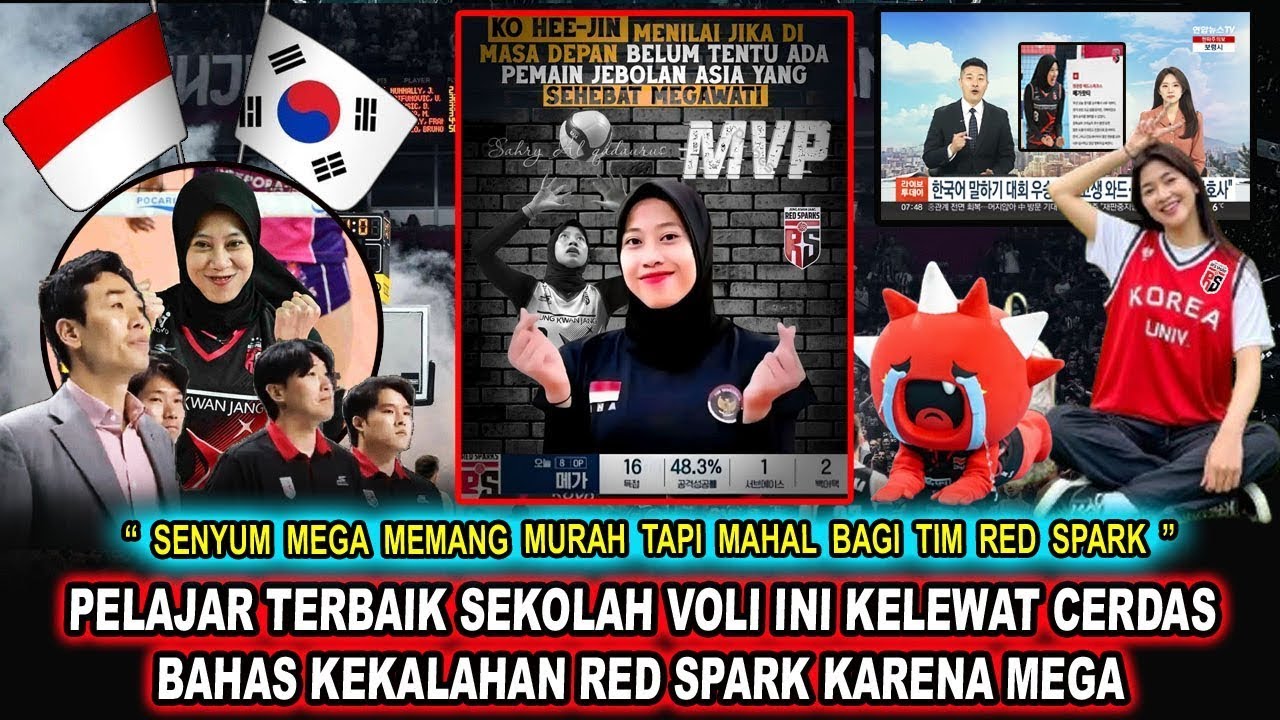 MENGEJUTKAN !! RED SPARK MAKIN AMBRUK DAN SELALU KALAH DI LIGA KOREA KARENA DI TINGGAL MEGAWATI