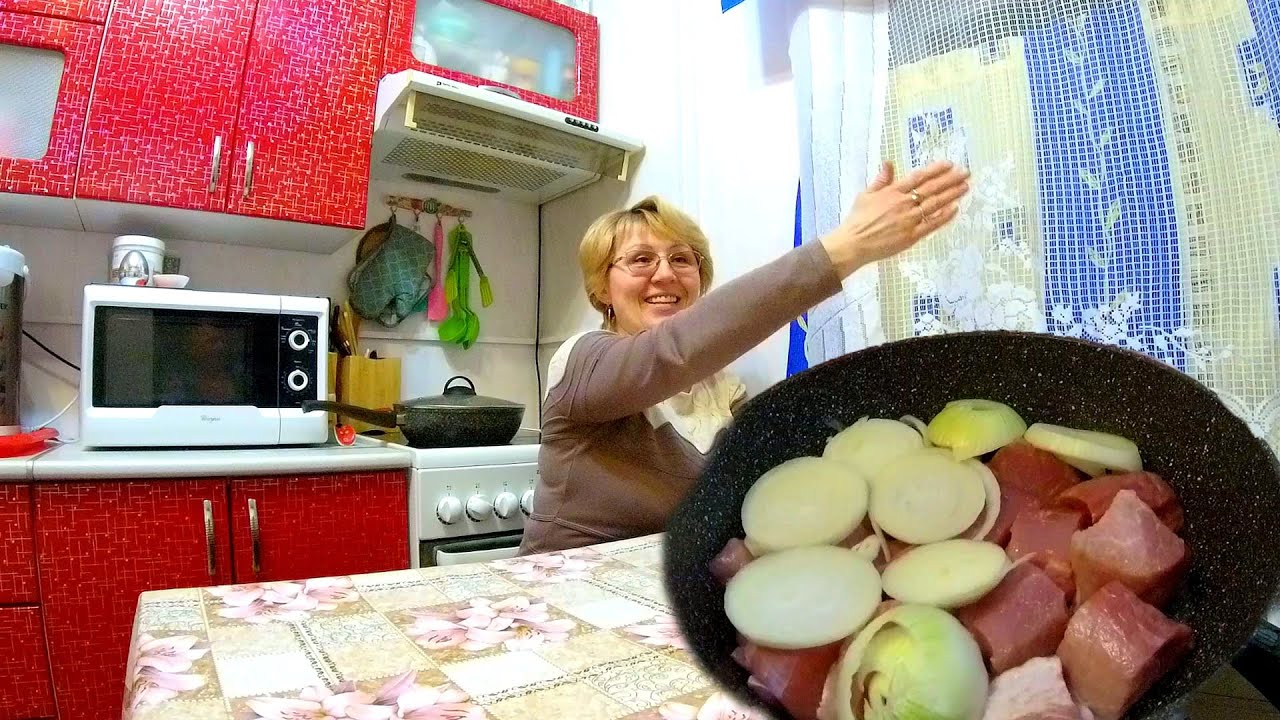 Живём в деревне \ Мясо под луковой шубой \ Огородно тепличные планы
