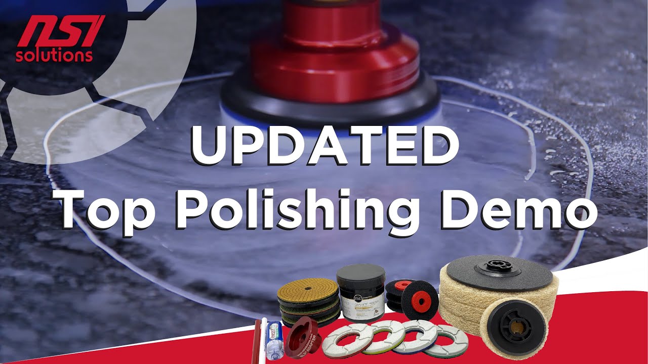 How To Polish Granite & Quartzite | Removing a Scratch | NSI Solutions Top Polish Kit