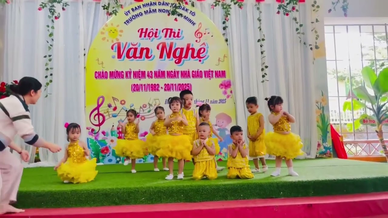 Văn nghệ chào mừng 20-11- Lớp mầm 3-4 tuổi