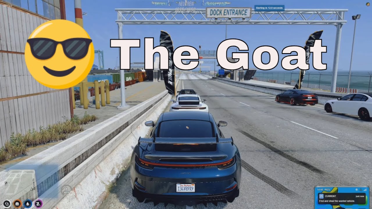 SLAPPIN EM' ALL in the blue Porsche GT3. #nopixel illegal street racing in GTA RP Nopixel (Goofy)