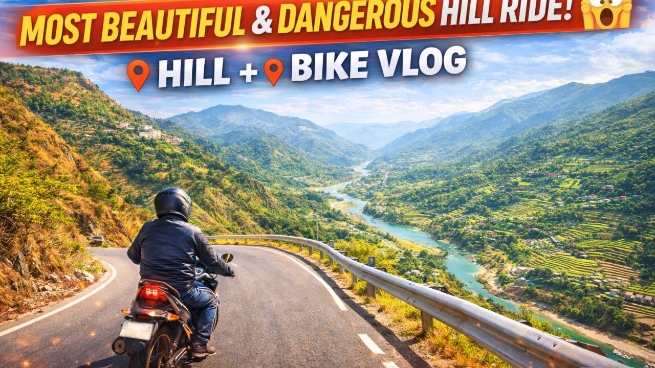 Bike Ride Pahadon Mein Sabse Khatarnaak 🏔️ EP-08 #hillslover #uttarakhand  #ajoybhaivlog