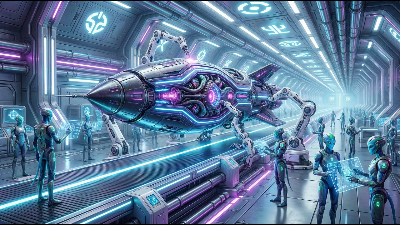 Inside the Alien Rocket Factory – Full Process | How Space Rockets Are Made
