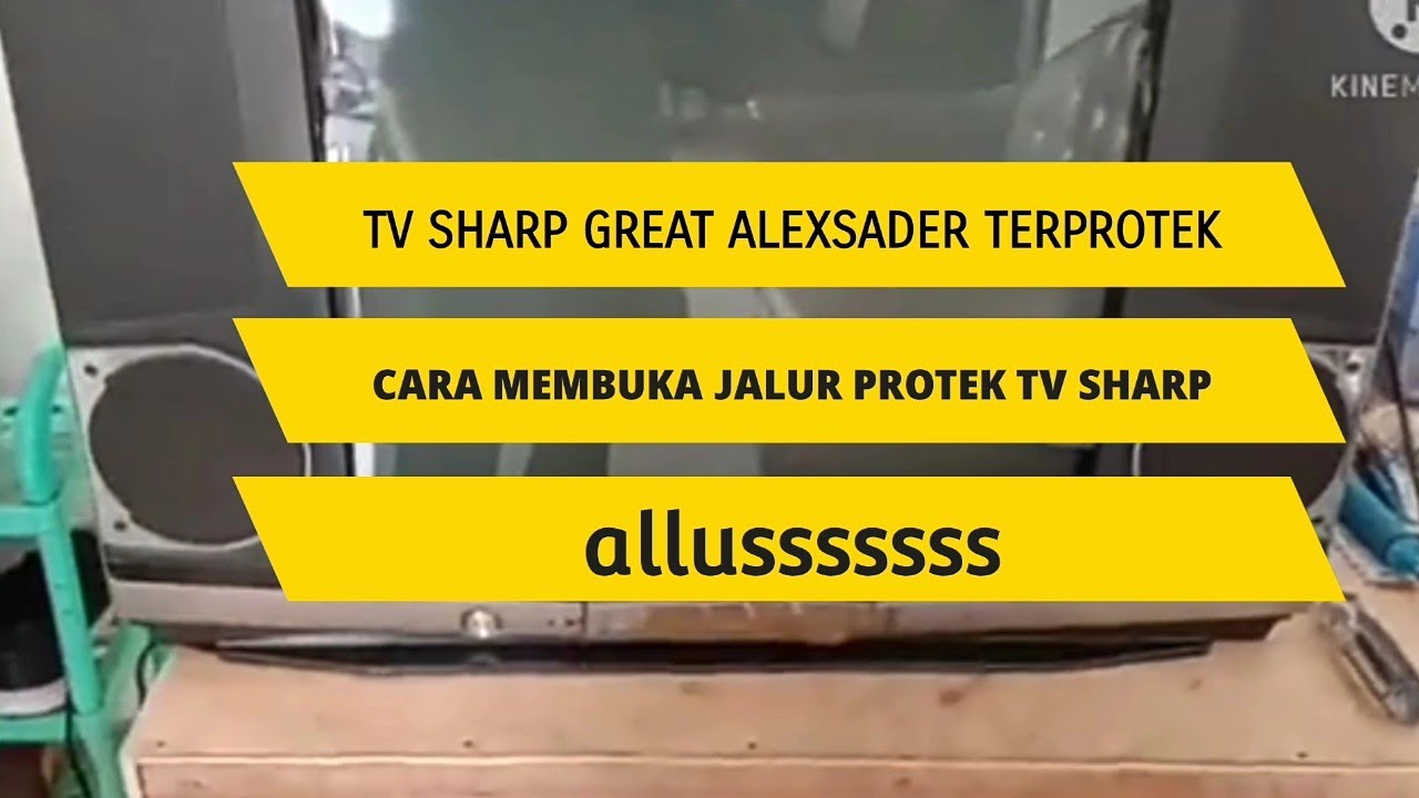mencari titik protek tv sharp great alexsander‼️@lus