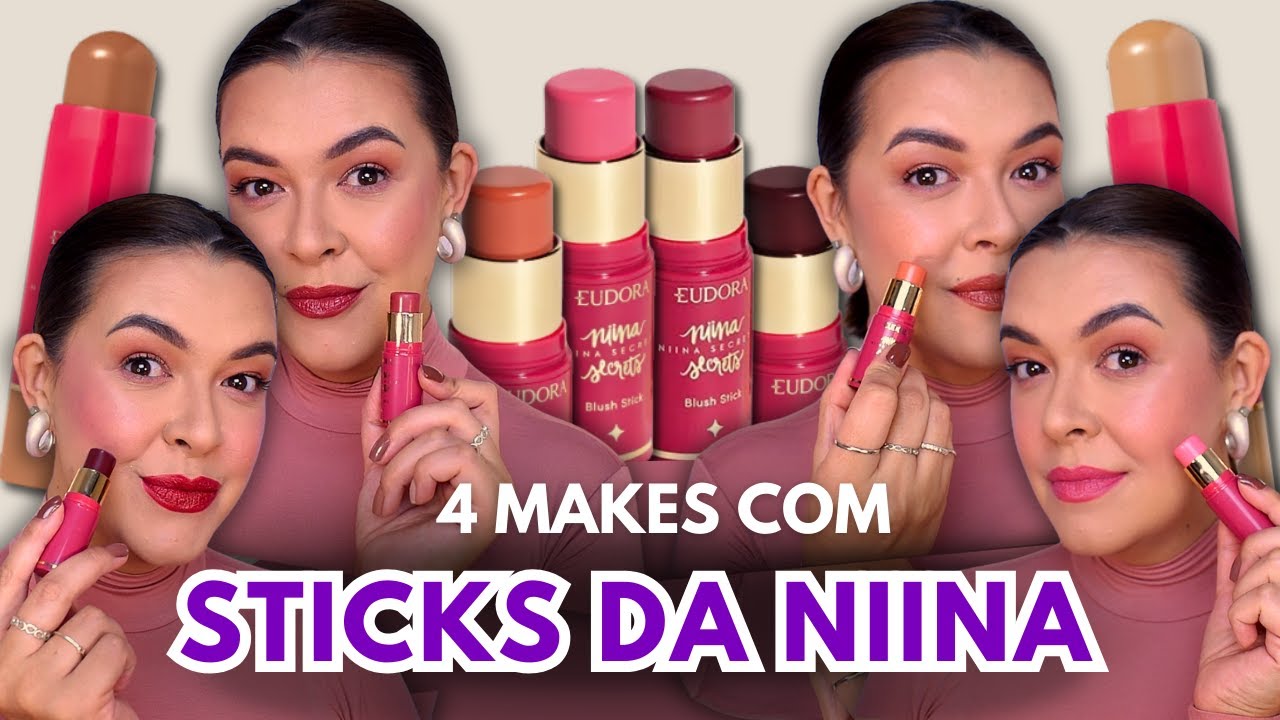 NOVIDADES NIINA SECRETS: Sticks de Contorno, Blushes e Duos de Lábios | #insiderstore #insider