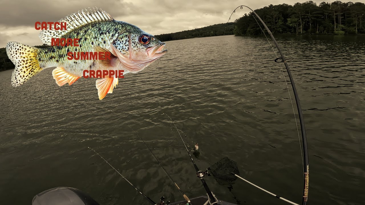 SUMMER CRAPPIE... This FILLS the Boat Even in Bad Conditions