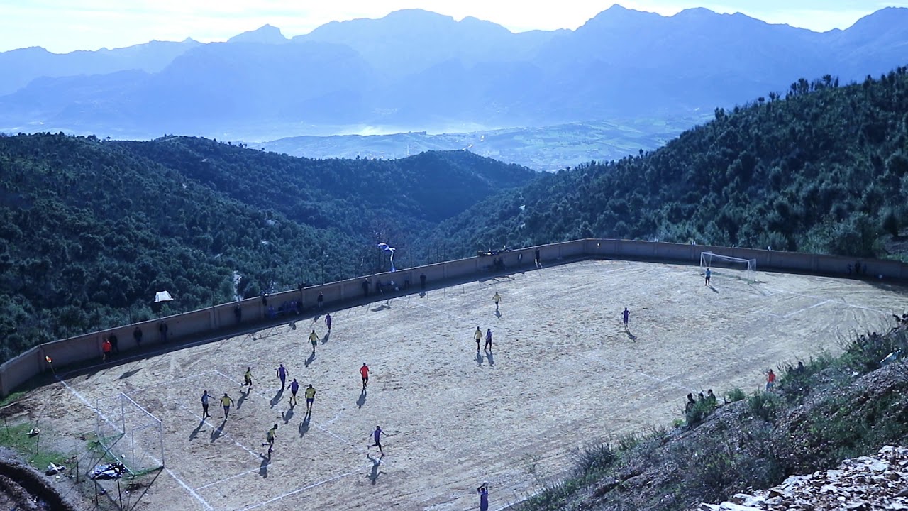 Short video of a soccer game in Ait-Abdelmoumene
