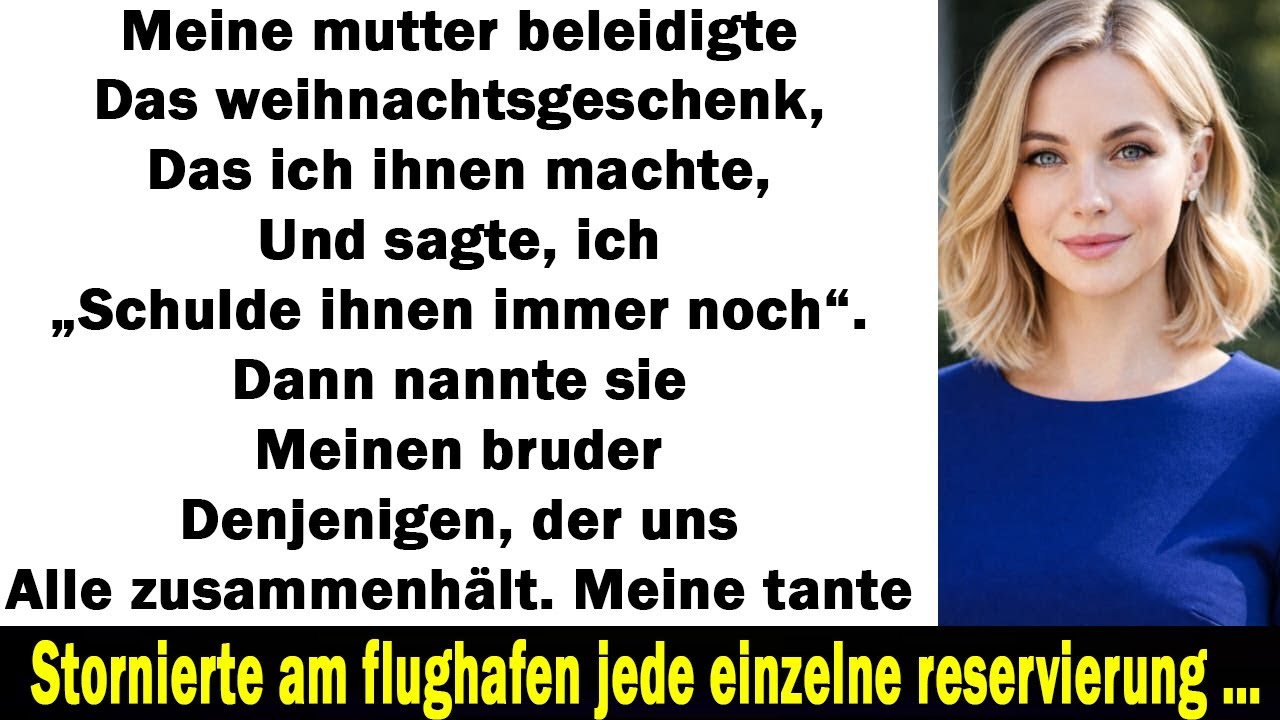 Mutter machte mein Geschenk schlecht & sagte vor allen: „Du schuldest uns noch so viel Geld!“