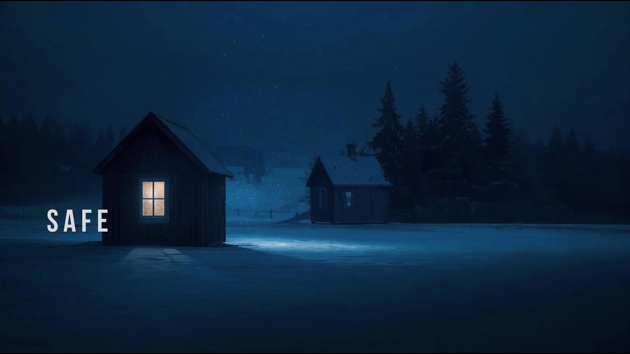 you are safe here tonight  | calm piano music for anxious nights.