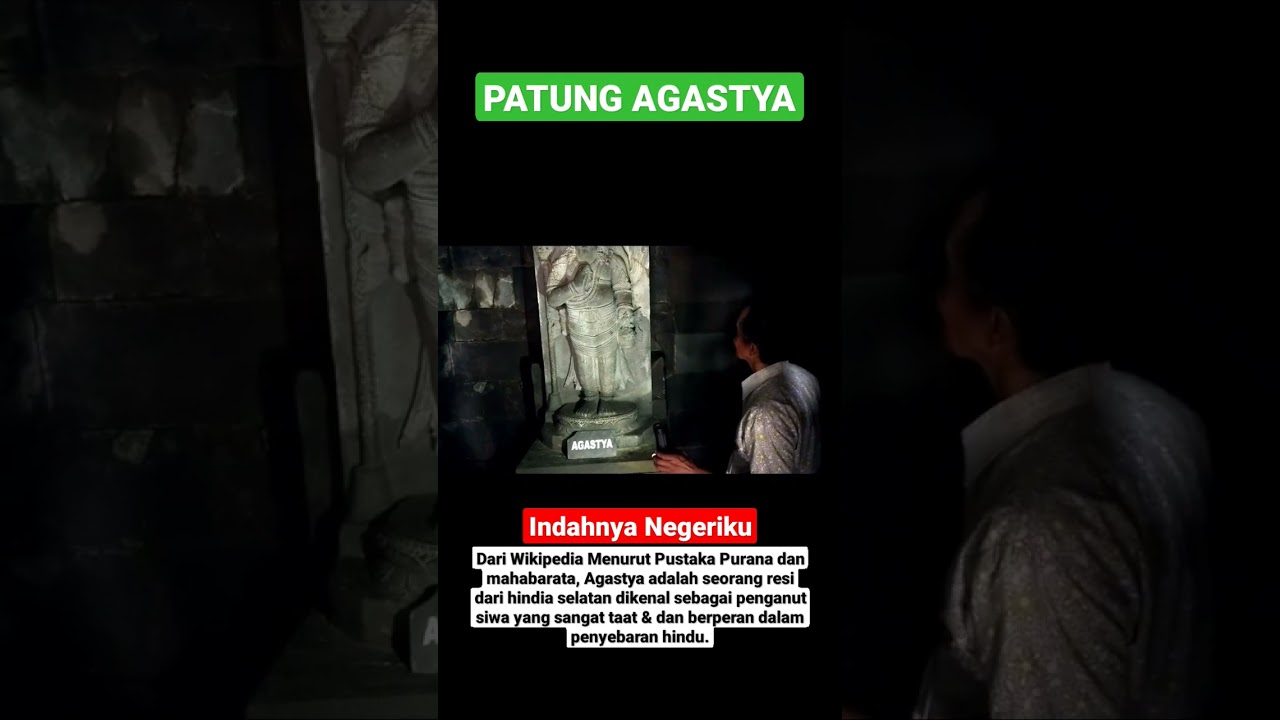 Patung Resi Agastya.#resiagastya #patungagastya #prambanantemple