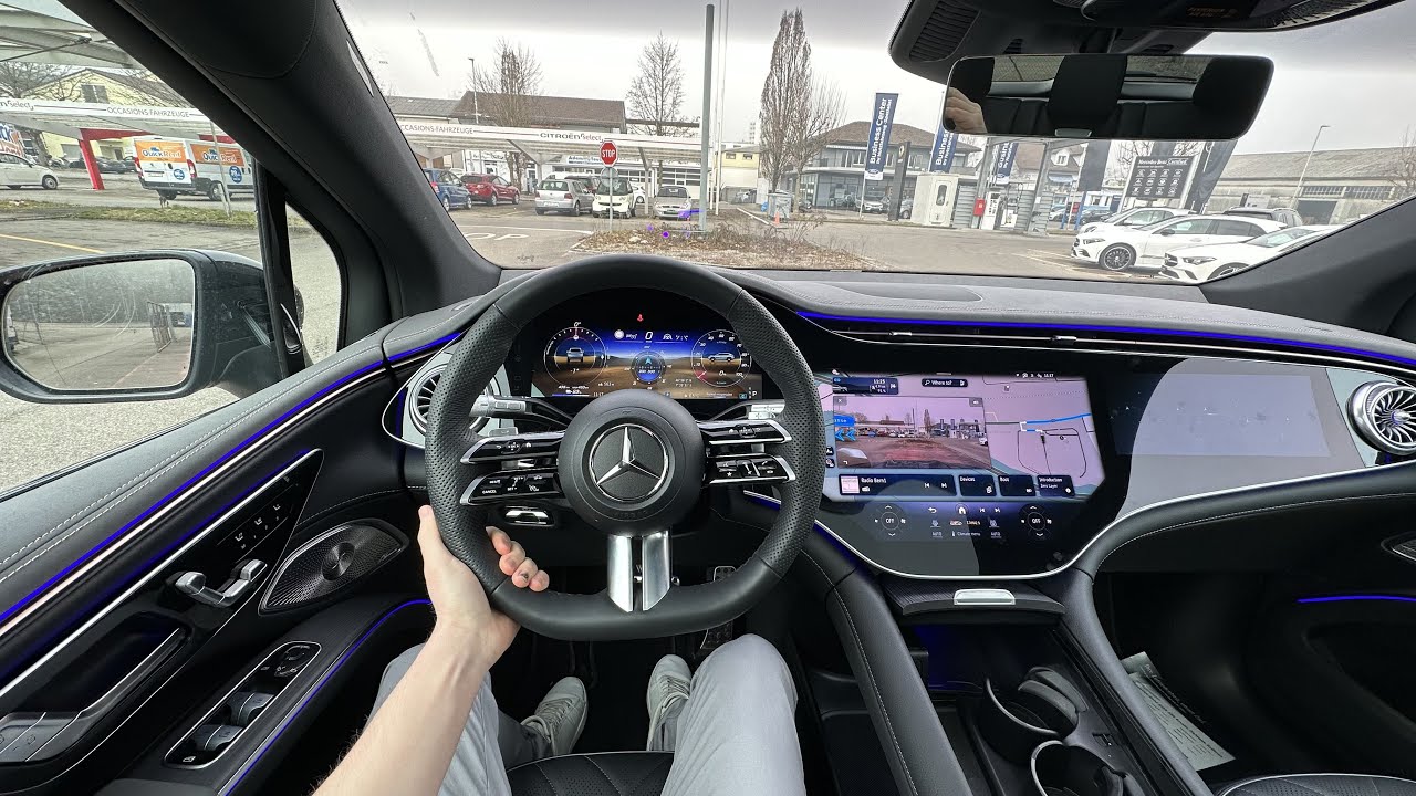 Mercedes EQS SUV 580 Test Drive POV 2023