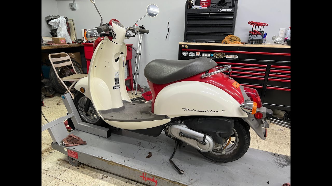 2002 Honda Metropolitan II Polini Hi Speed ​​Variaror Kit Install HD 1080p