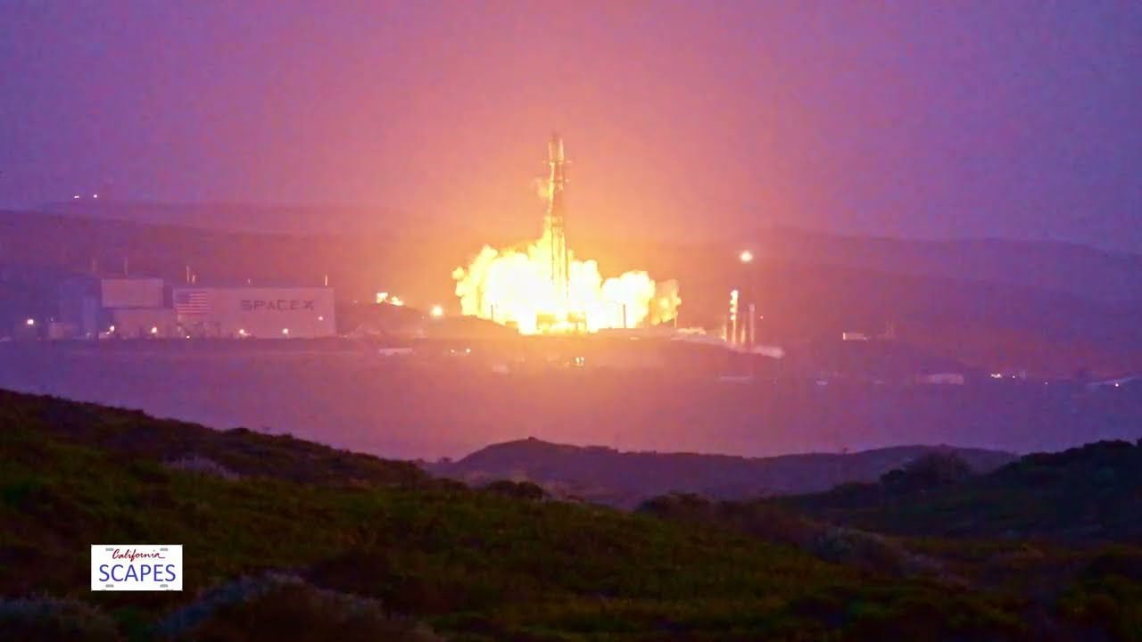 CALIFORNIASCAPES 4K Vandenberg Launch, June 16, 2025
