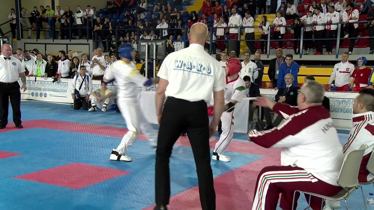 Zsolt Moradi v Davide Guffanti WAKO European Championships 2016