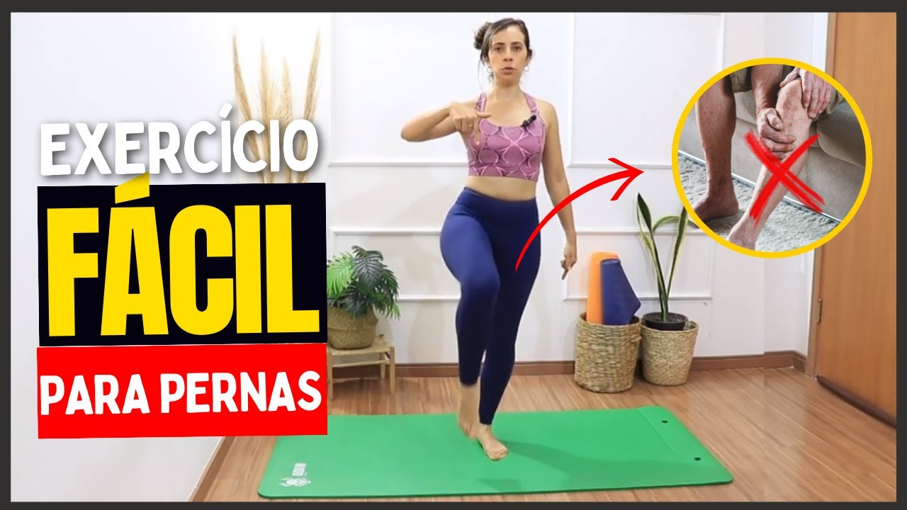 Treino FÁCIL para as PERNAS com BASTÃO | Exercícios para Pernas, Coxas e Glúteos