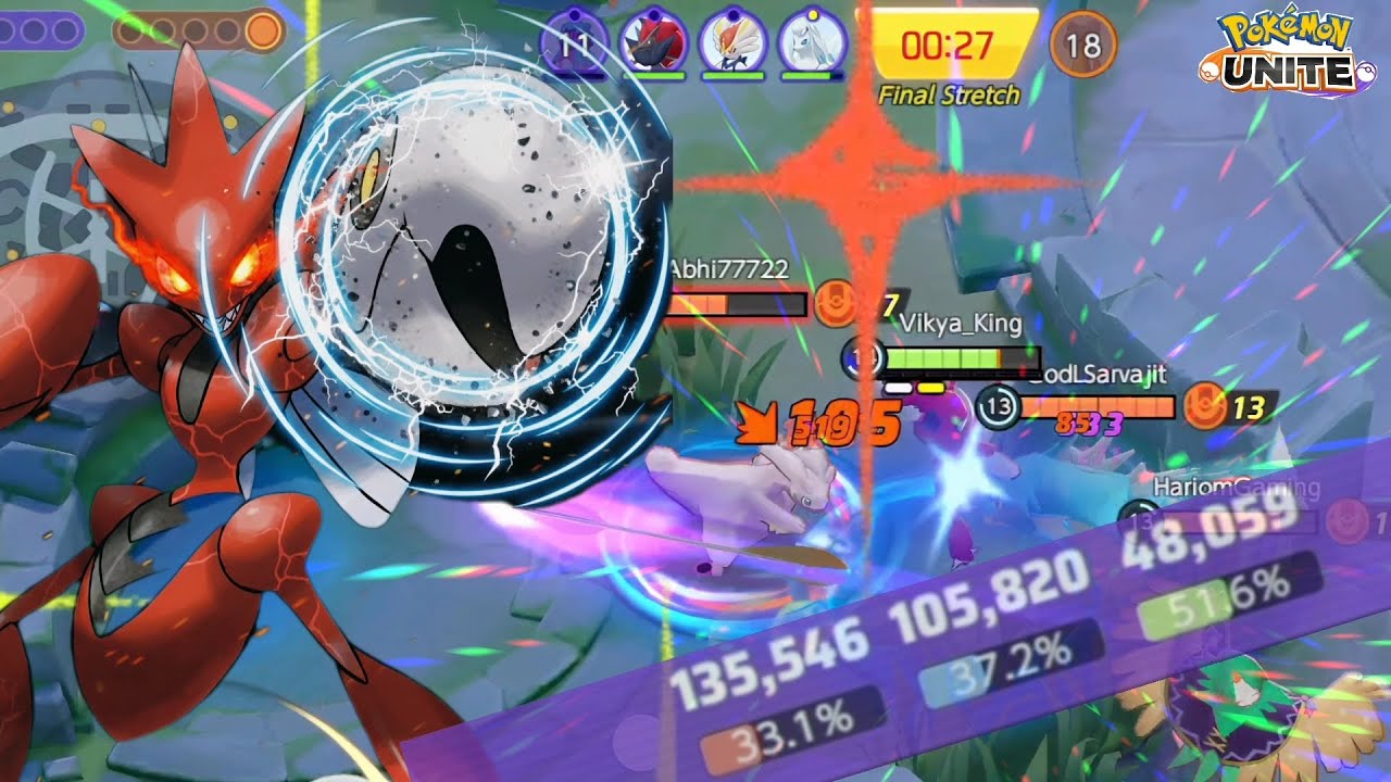 Oh My God Scizor Had Taken Damage 105,820 & Given Damage 135,546 